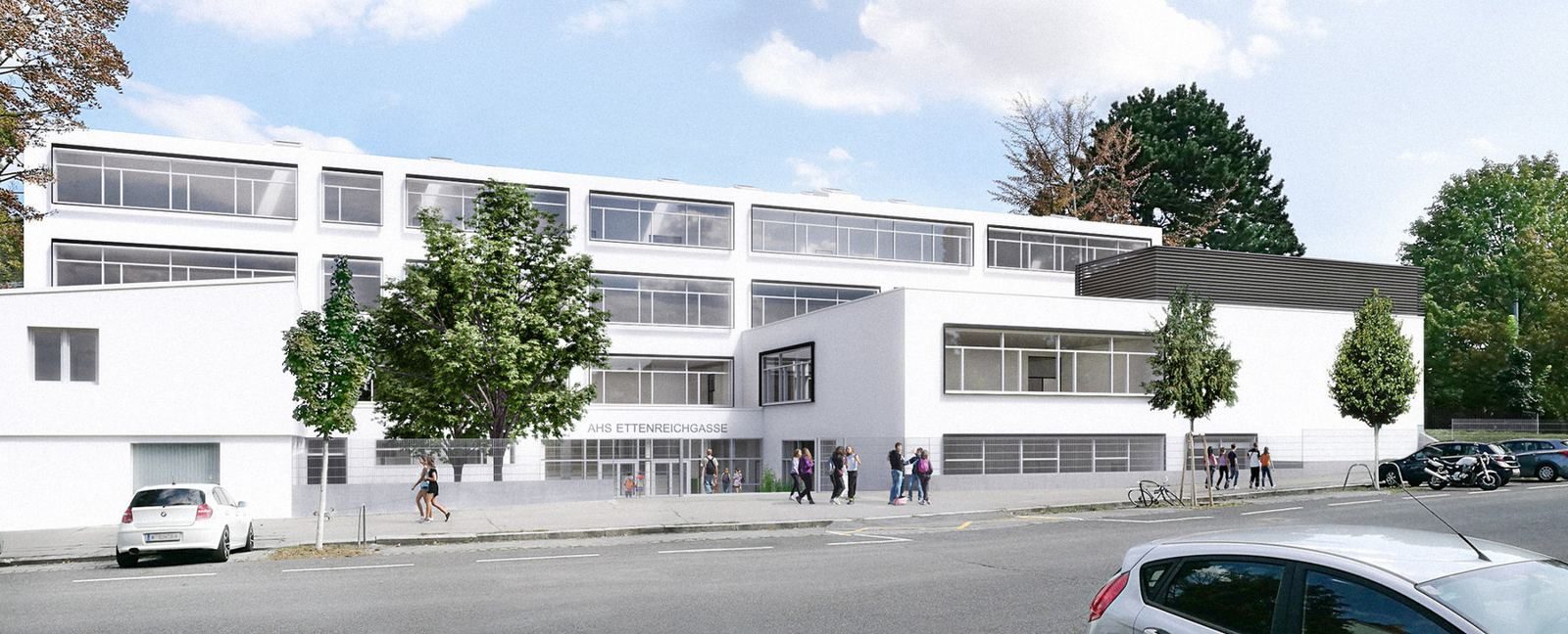 Das neue Schulhaus des GRG10